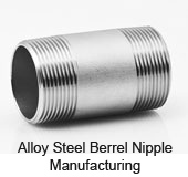 Alloy steel Barrel Nipple