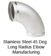 Long Radius Bend Buttweld Elbow Manufacturers