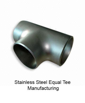 Stainless Steel Equal Tee, SS316, SS304